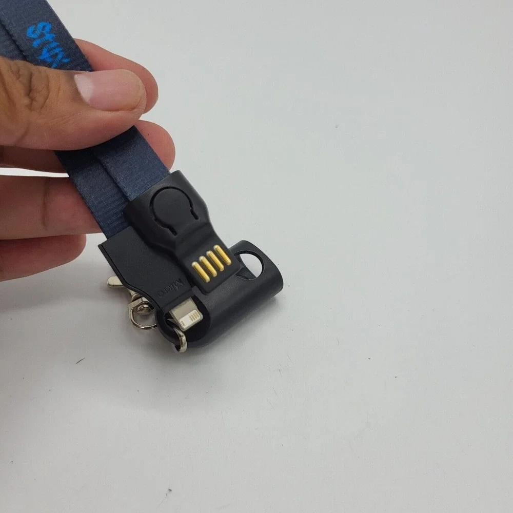 2 in 1 Lanyard Charging Cable USB-A Plug Apple Mobile Devices‎ Styx Concert VIP